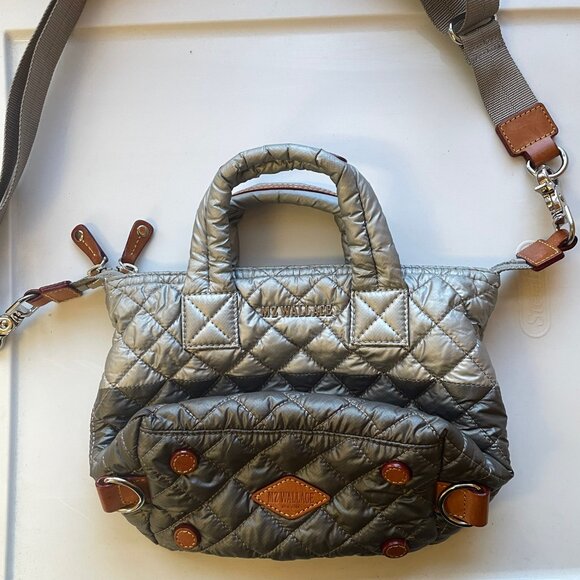 MZ Wallace Sutton Micro Tin/Steel Metal cross body bag - Picture 3 of 8